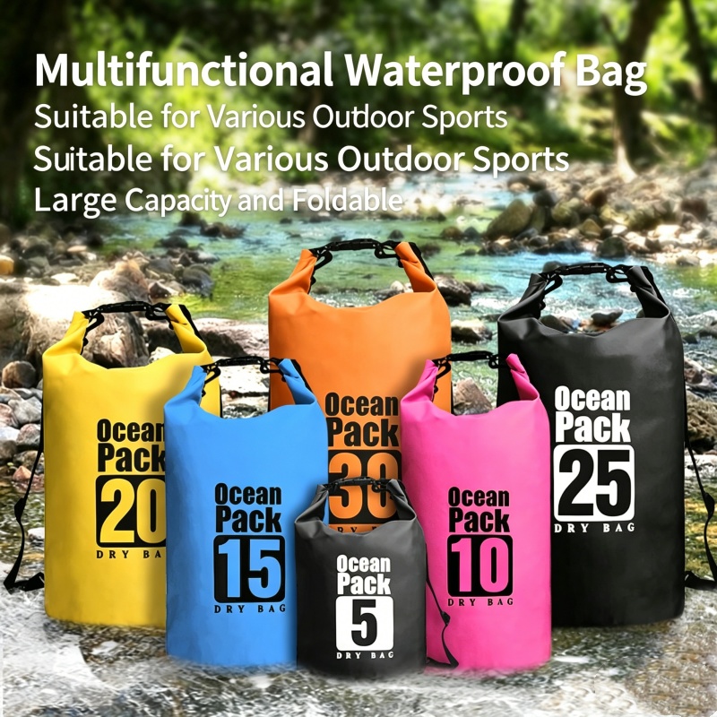 Swimming Waterproof Dry Bag 5L - Fishing Kayak Storage Bag recension och pris