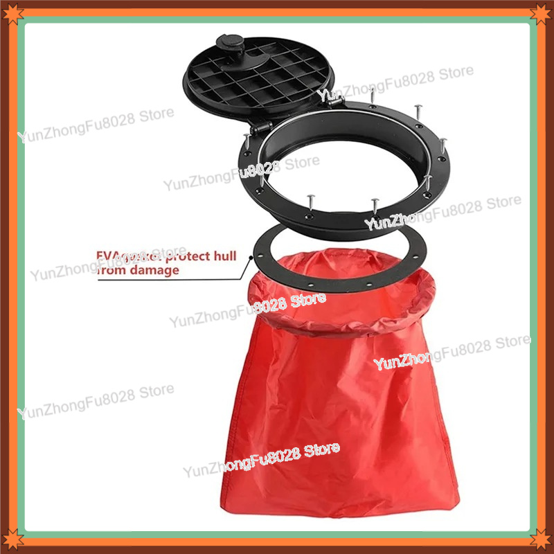 6Inch Deck Plate Kit Kayak Dec - Fishing Kayak Storage Bag recension och pris