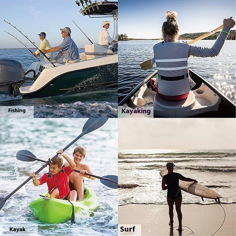 Adjustable Elastic Kayak Rod L - Fishing Kayak Paddle Leash recension och pris